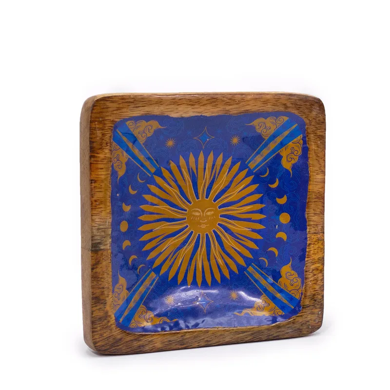 Big Square Trinket Tray 15x15x2.5cm Hop Hare
