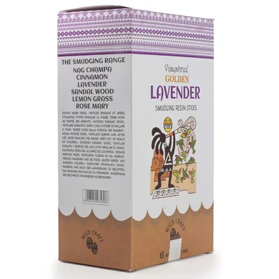 Golden Lavanda Smudging Resin Sticks - 30g — foto 2
