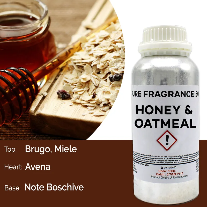 Honey & Oatmeal Puro Profumo Olio 500ml — foto 4