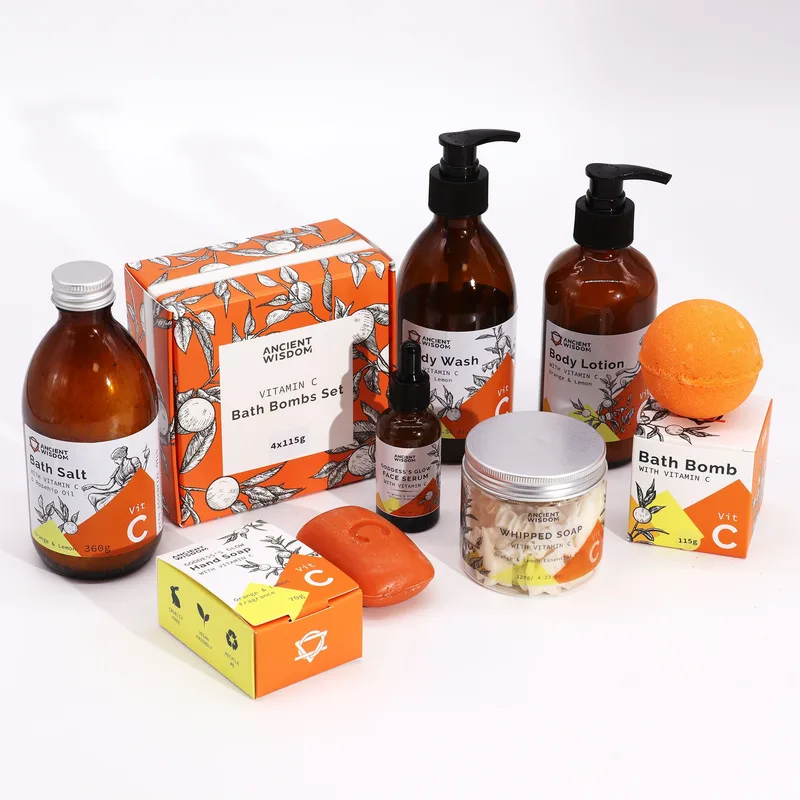 Zesty Vitamin C Bagno Bombe Set – Aromatherapy Quartet — foto 4