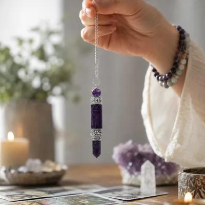 Three Piece Pendulum Amethyst — foto 2