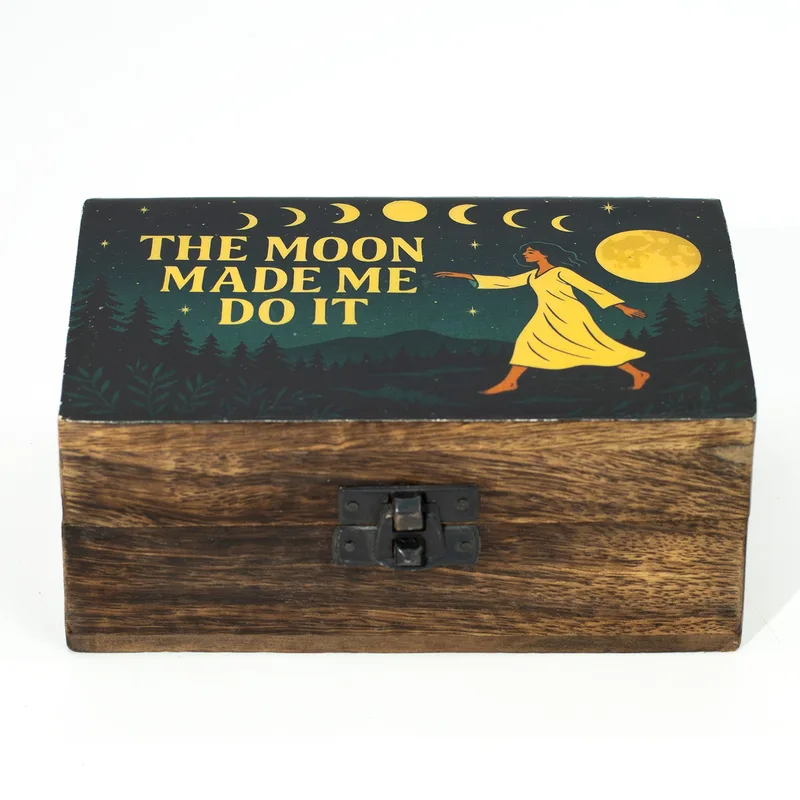 Medium Enamelled Scatola The Moon Made me Do It — foto 3