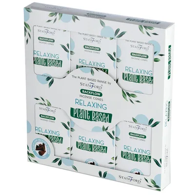 Plant Based Backflow Incenso Cones Relaxing — foto 1