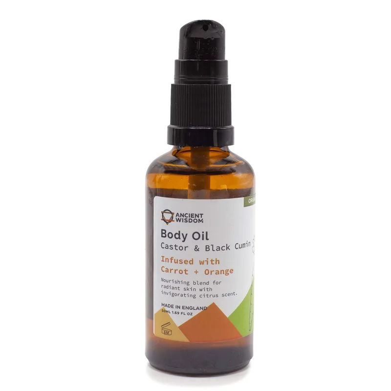 Organic Corpo Olio 50ml - Carrot & Arancia