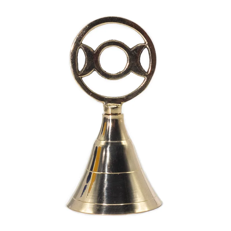 Altar Brass Bell Three Moon