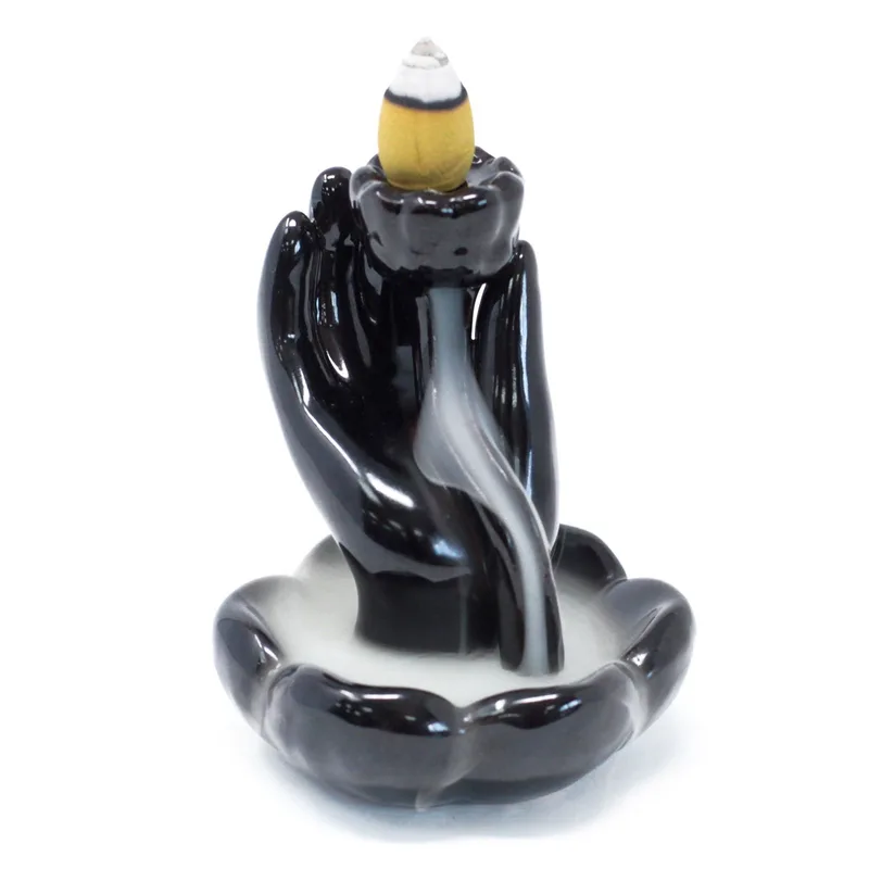 Back Flow Incenso Bruciatore - Hand & Lotus Fiore — foto 1