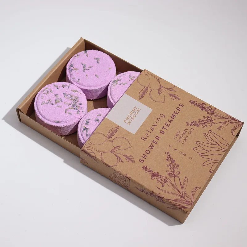 Zen Shower Steamers - Therapy Wellness Quartet - Relaxing (Purple) — foto 3