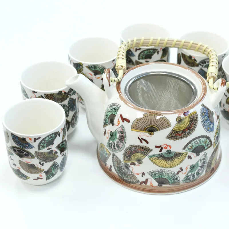 Herbal Teapot Set China Fans