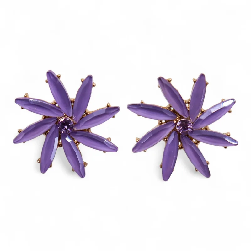 Lavanda - Vintage Glass - Fiori - Earrings — foto 3