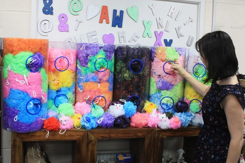 Pretty Variegated Scrunchies 4 asst (display tube) - 40gm — foto 6