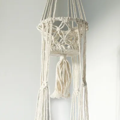 Macrame Pot Porta - Double Porta — foto 4