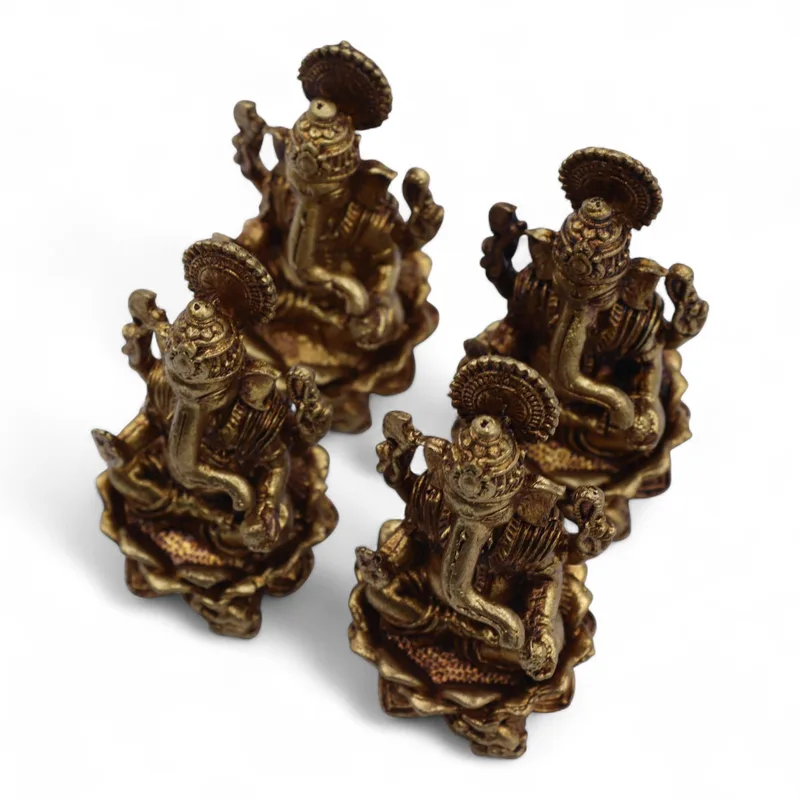 Brass Miniature Gods Ganesha 49mm — foto 4