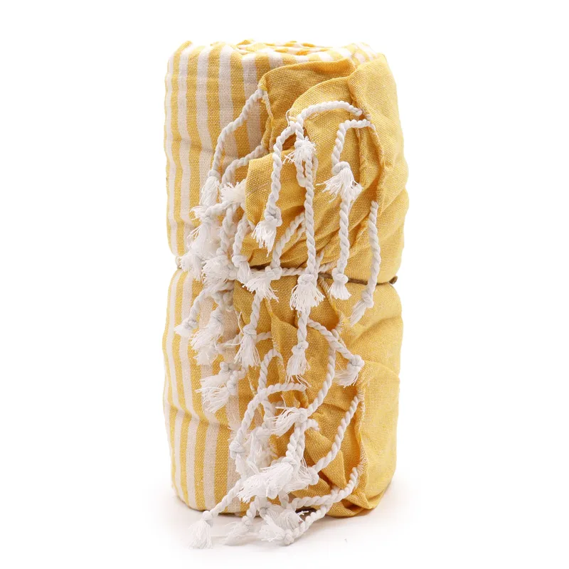Cotton Pario Towel 100x180 cm Sunny Yellow — foto 1