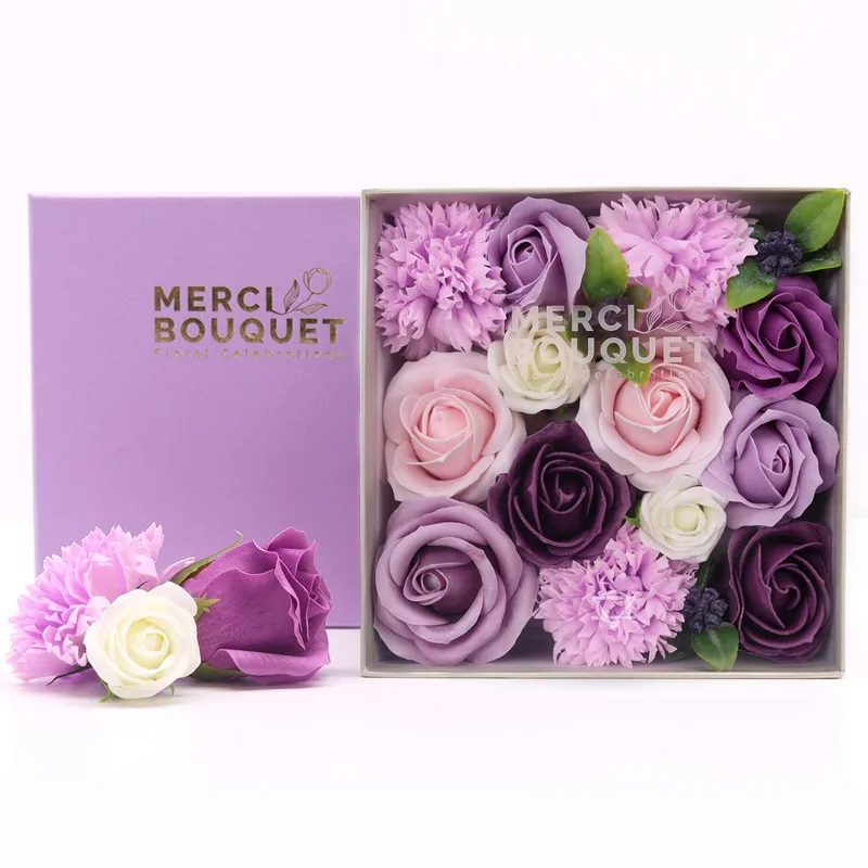 Square Scatola Lavanda Rosa & Carnation — foto 4