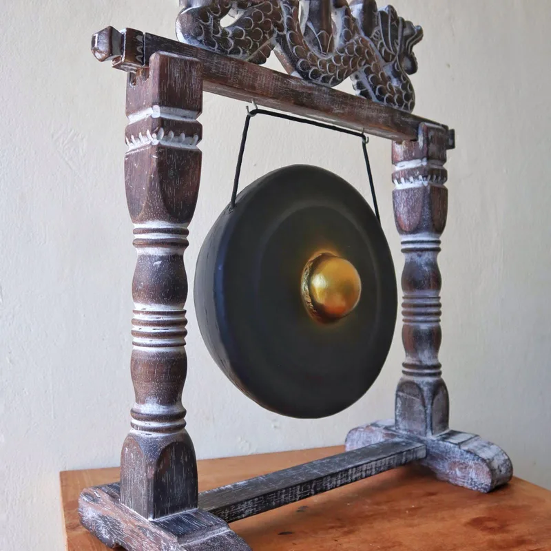 Small Healing Gong in Stand 25cm Nero — foto 4