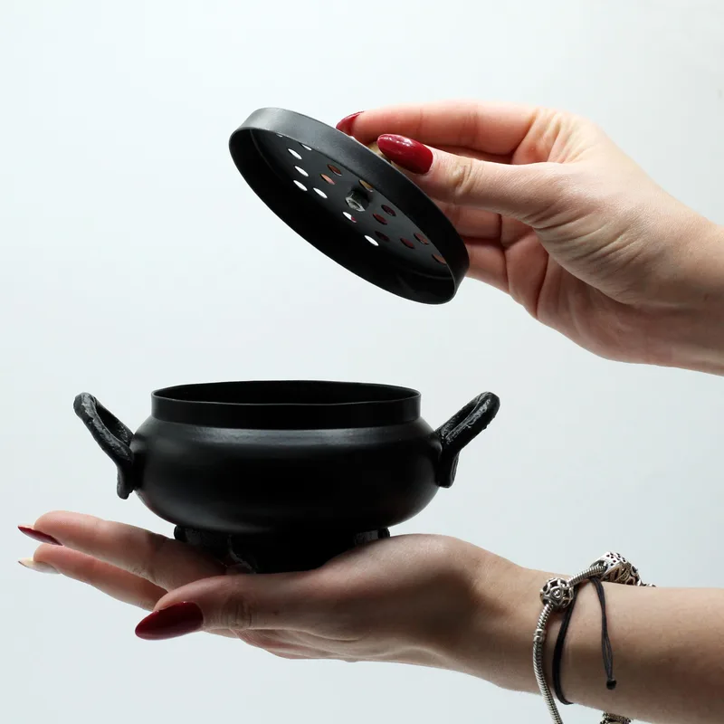 Classic Iron Cauldron Bruciatore — foto 1