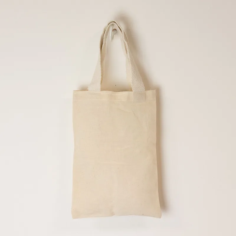 Nomad Sari Iconic Mini Gift Tote Bag - Unprinted- (25x18cm) - Naturale 4oz