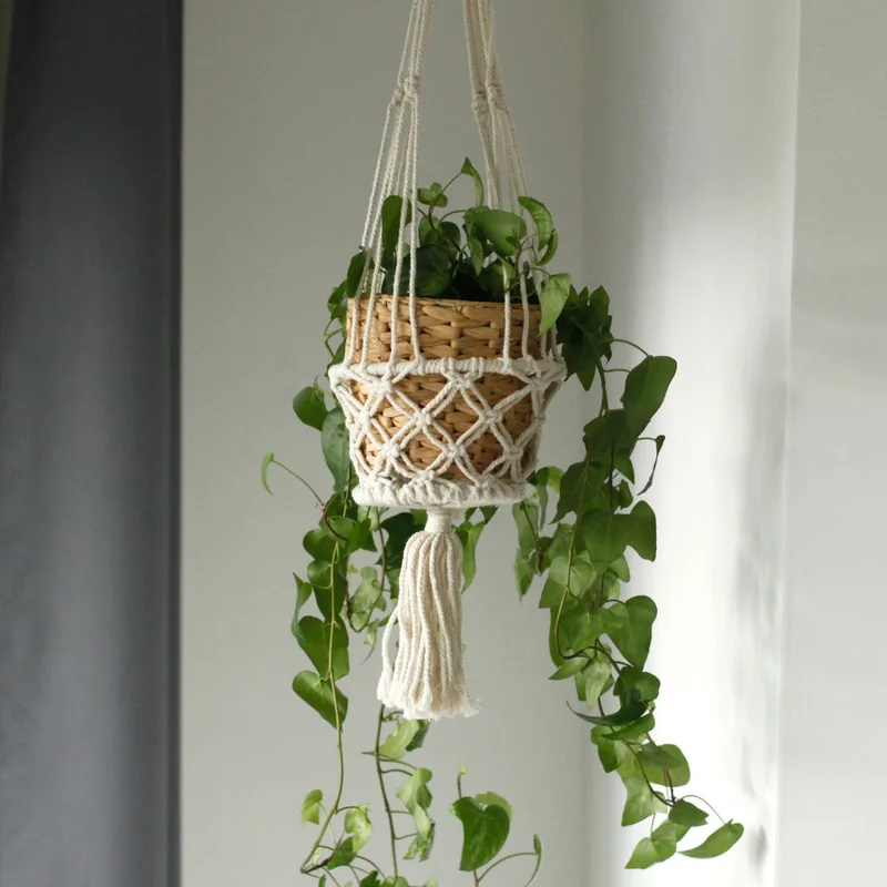 Macrame Pot Porta - Double Porta — foto 2