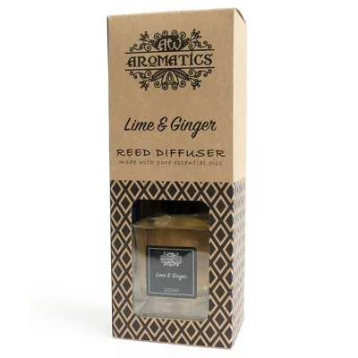 200ml Lime & Ginger Essenziale Olio Reed Diffusore — foto 1