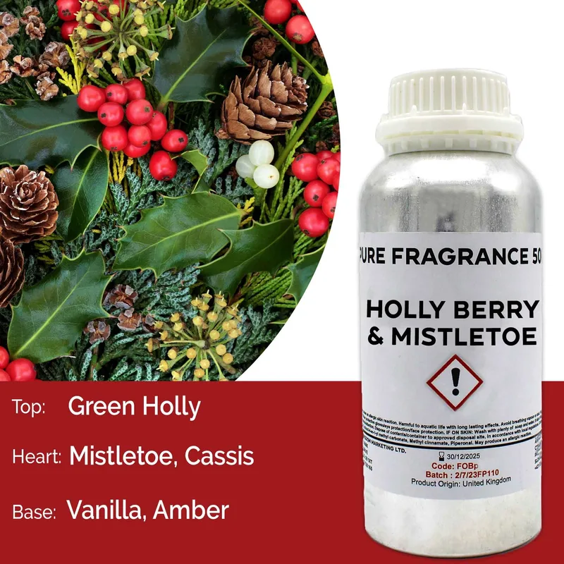 Holly Berry & Mistletoe Puro Profumo Olio 500ml — foto 3