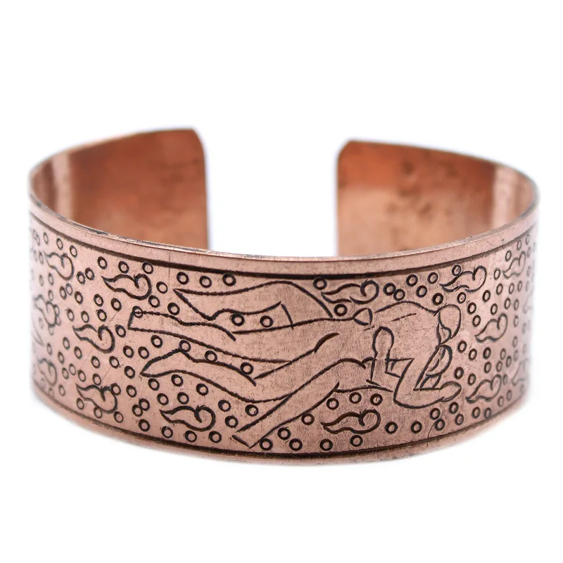 Copper Tibetan Bracelet Kamasutra