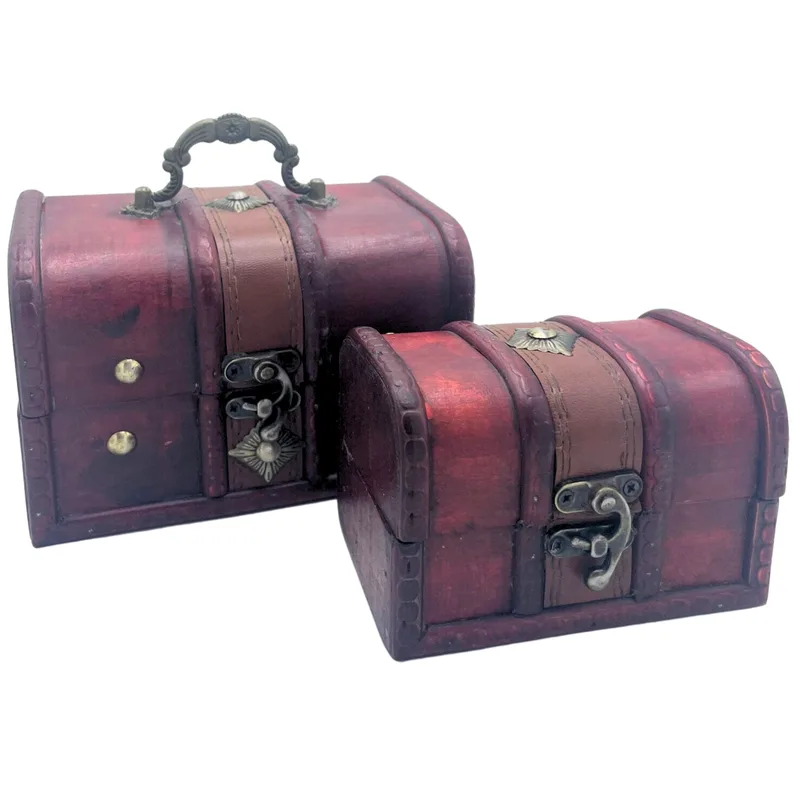 Treasure Chest Set of 2 Naturale — foto 1