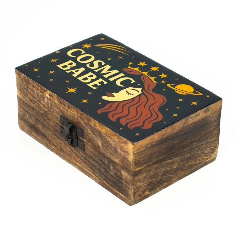 Medium Enamelled Scatola Cosmic Babe