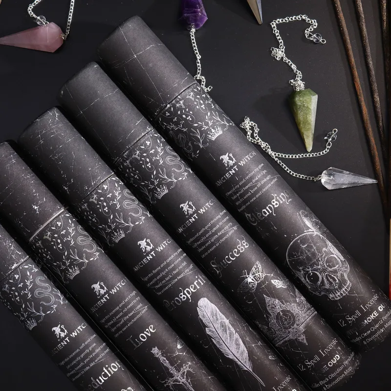 Ancient Witch Spell Incenso - Success - Nero Obsidian Pendulum — foto 6