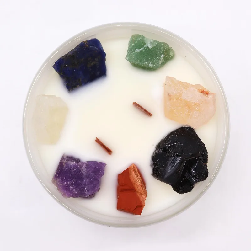 Large Chakra Crystal Candele Seven Charkra — foto 4