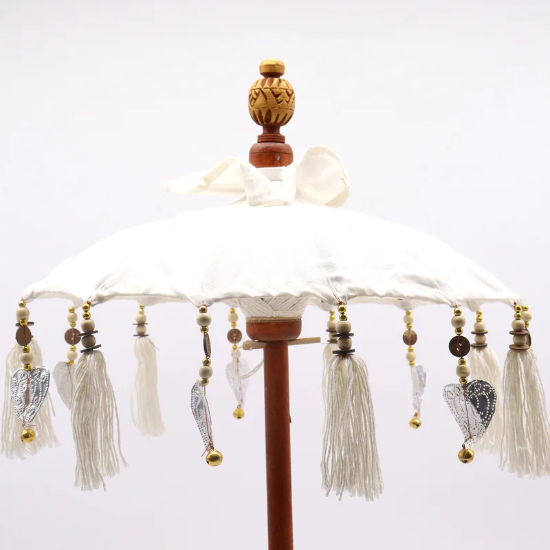 Bali Home Decor Parasol Canvas Natural 40cm — foto 5