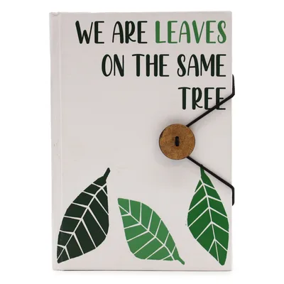 Small Notebook with strap Leaves on the same Albero — foto 1