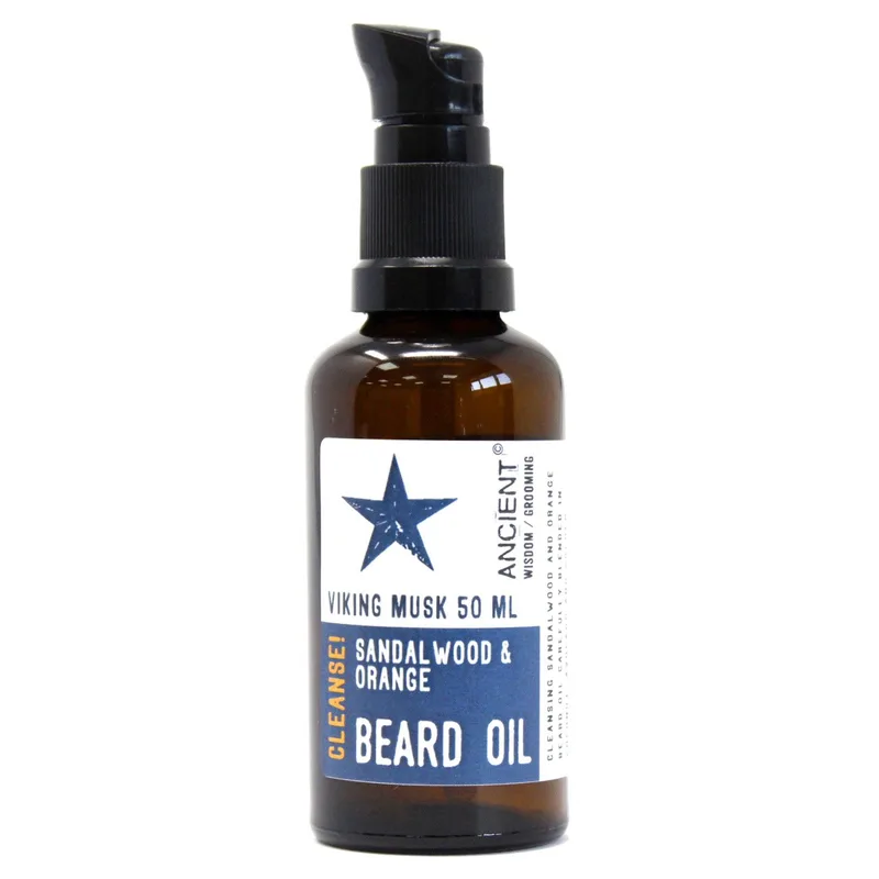 50ml Beard Olio Viking Muschio Cleanse!