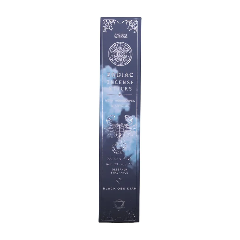 Olibanum Zodiac Gemstone Crystal Incenso - Scorpio — foto 2