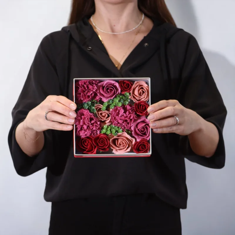 Square Scatola Vintage Roses — foto 1