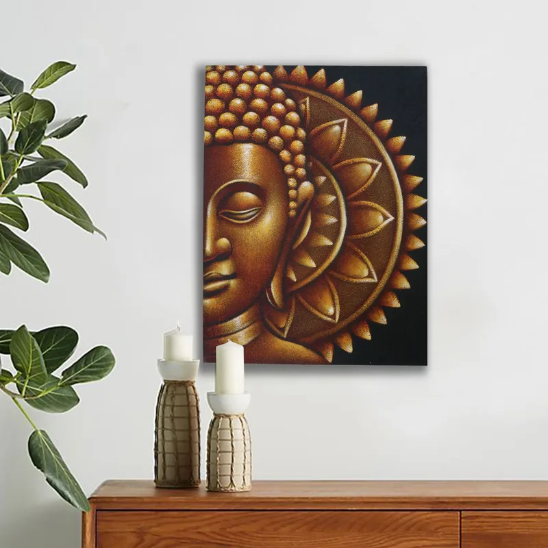 Oro Half Buddha Mandala 60x80cm — foto 1