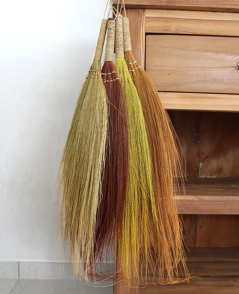 Set 4 Pampus Long Broom Naturale colours — foto 1