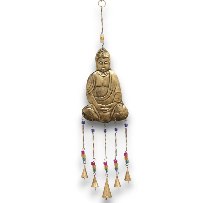 Indian Chimes Lrg Buddha 5 Bell Chimes — foto 1