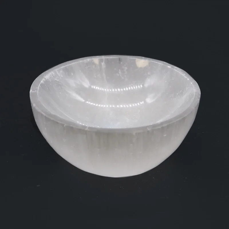 Selenite Round Bowl 8cm — foto 1