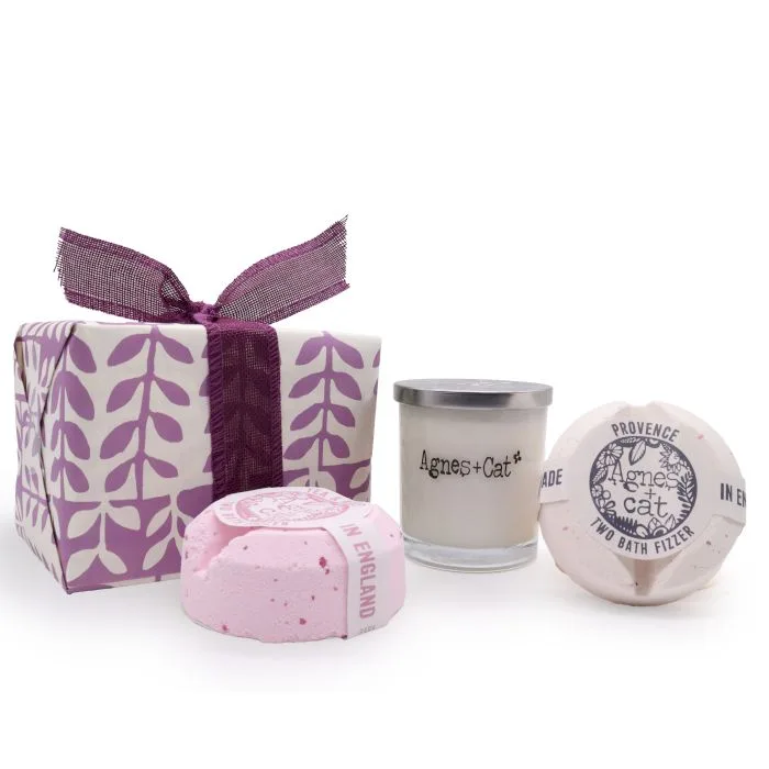 Gift Scatola Moonstone Candela + Provence & Tè and Roses — foto 1