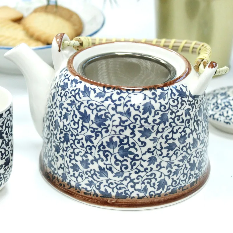 Herbal Teapot Set Blu Pattern — foto 3