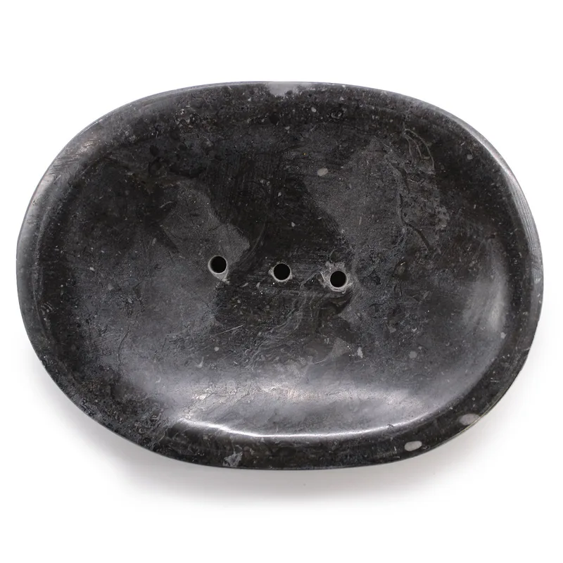 Classic Oval Nero Marble Sapone Dish — foto 1