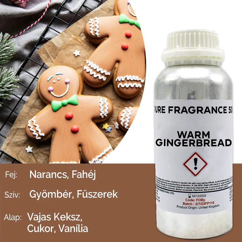 Warm Gingerbread Puro Profumo Olio 500ml — foto 3