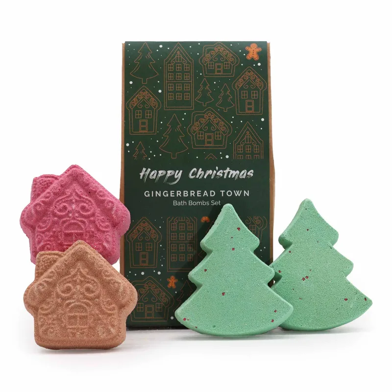 Gingerbread Town Christmas Bagno Bomba Gift Pack