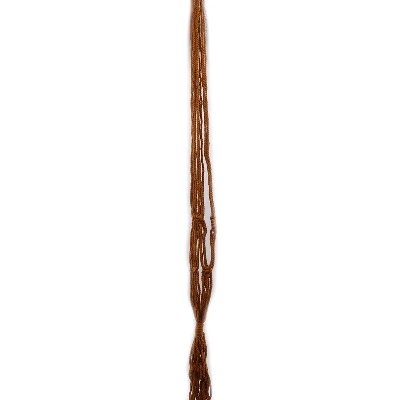 Macrame Pot Porta Classic - Chocolate Med Pot — foto 1