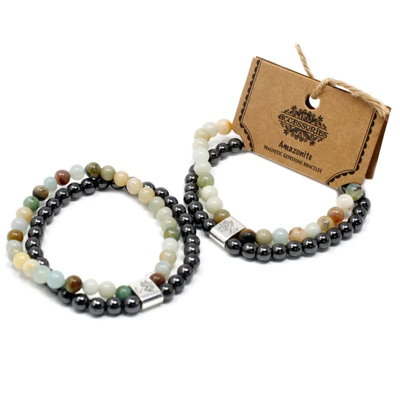 Bracciale con Pietra Magnetica - Amazonite — foto 2
