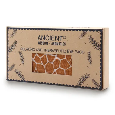 Lavanda Naturale Cotton and Juco Eye Pillow in Gift Scatola Madagascar Giraffe — foto 5