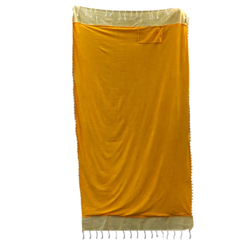 Cotton Pario Towel 100x180 cm Sunny Yellow — foto 6