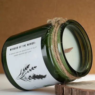 Greenman Woodwick Soy Candela Selvatico Lavanda — foto 5