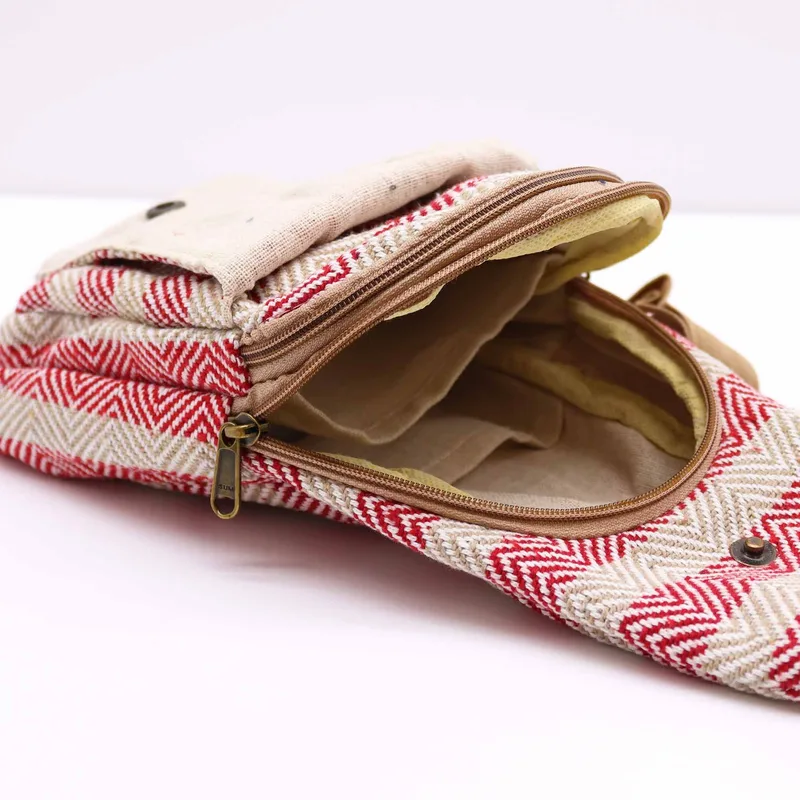 Corpo Cross Bag Naturale Cotton Tan & Pink — foto 1