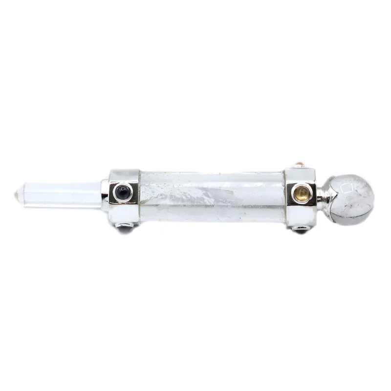 Hexagonal Crystal Healing Wand 12cm Rock Quartz